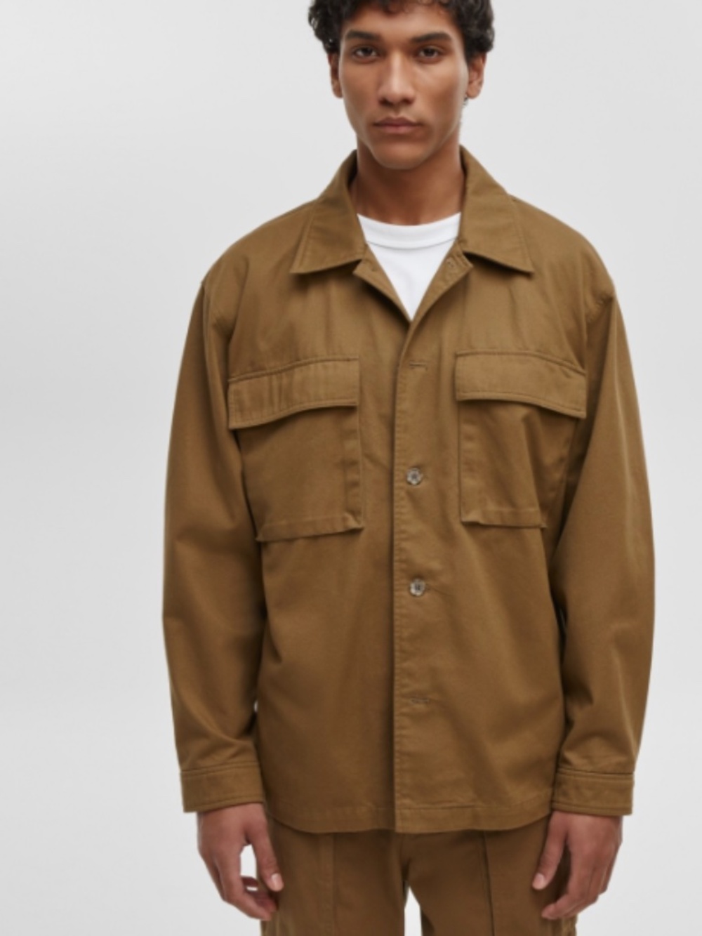 Mode of One Men's Relaxed-Fit Utility Shirt Jacket, Size M NWT